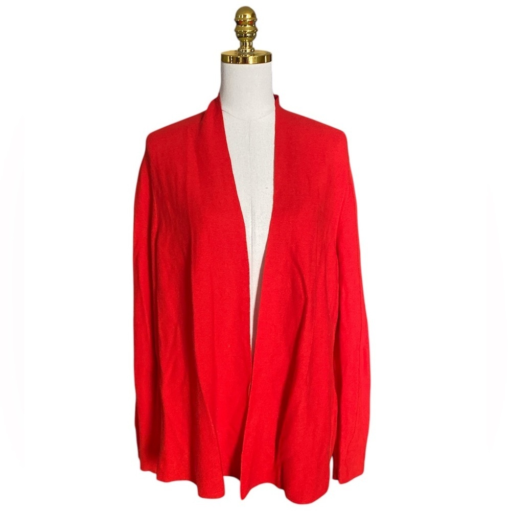 Eileen Fisher Women’s Organic Cotton Long Sleeve Open-Front Knit Cardigan XL